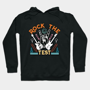 Rock The Test Guitar Teacher Test Day Hoodie